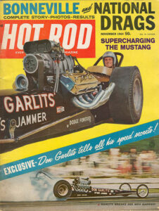 Nov 1964 Cove of Hot Rod Magazine featuring Don Garlits - Dragster race driver