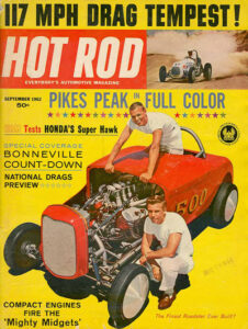 Cover of Hot Rod Magazine, September, 1962